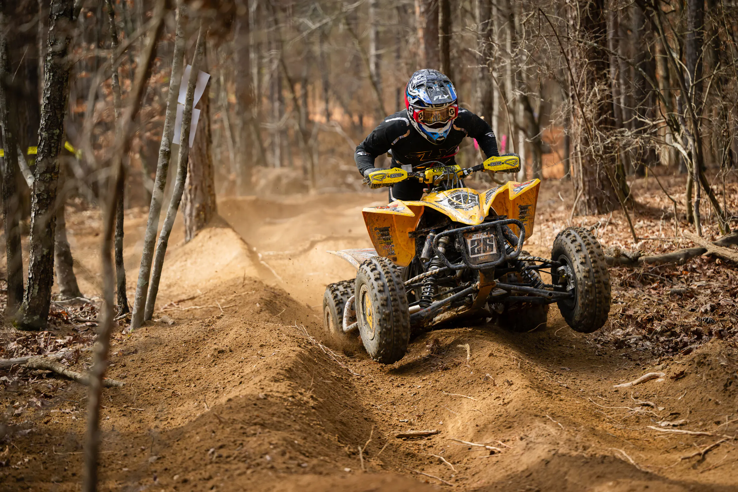 Jones currently races in the Junior A (20+) ATV class.