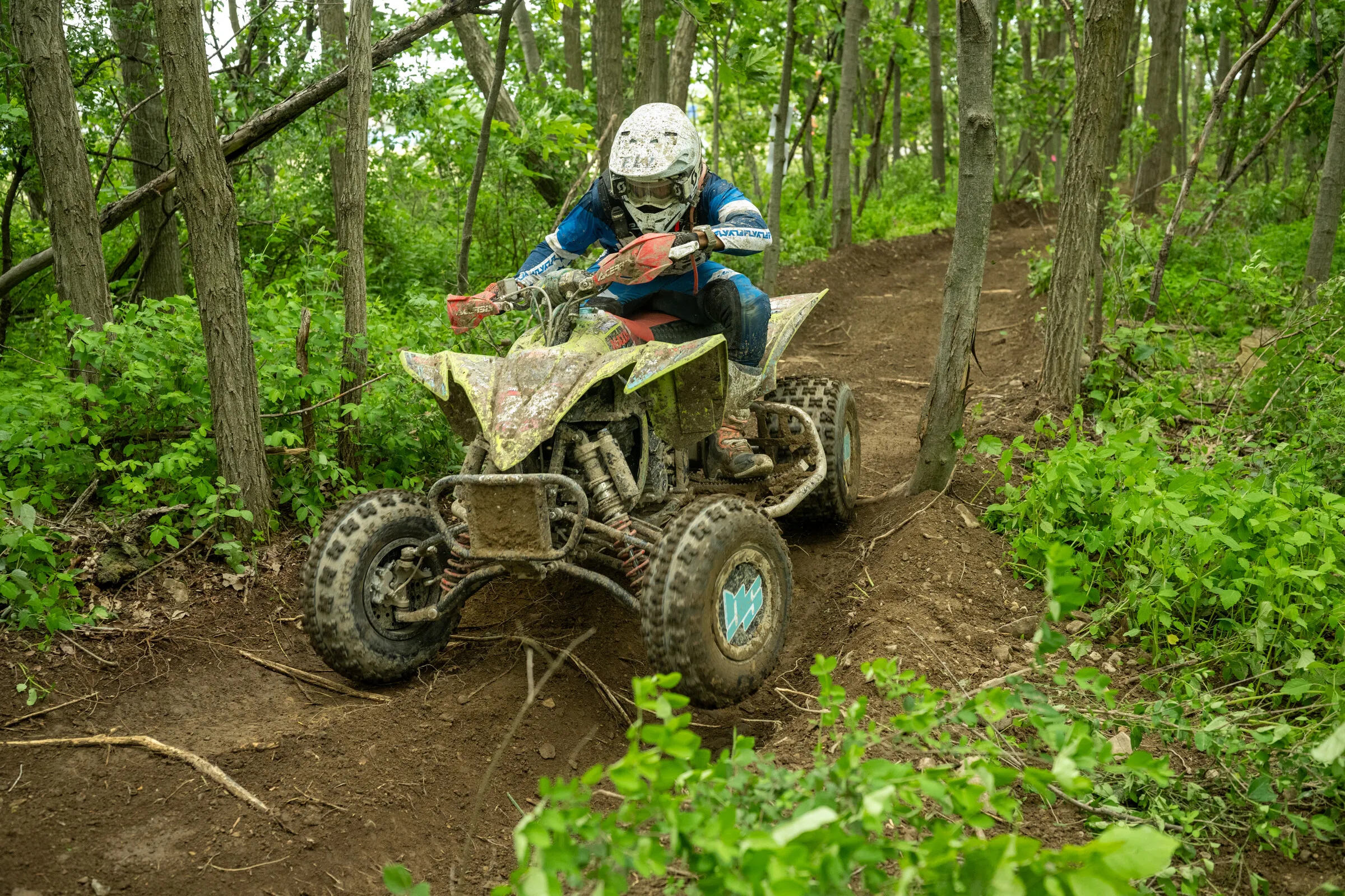 Hunter Hart pushed throughout the race to make his way up to third overall on the day in his home state of New York.