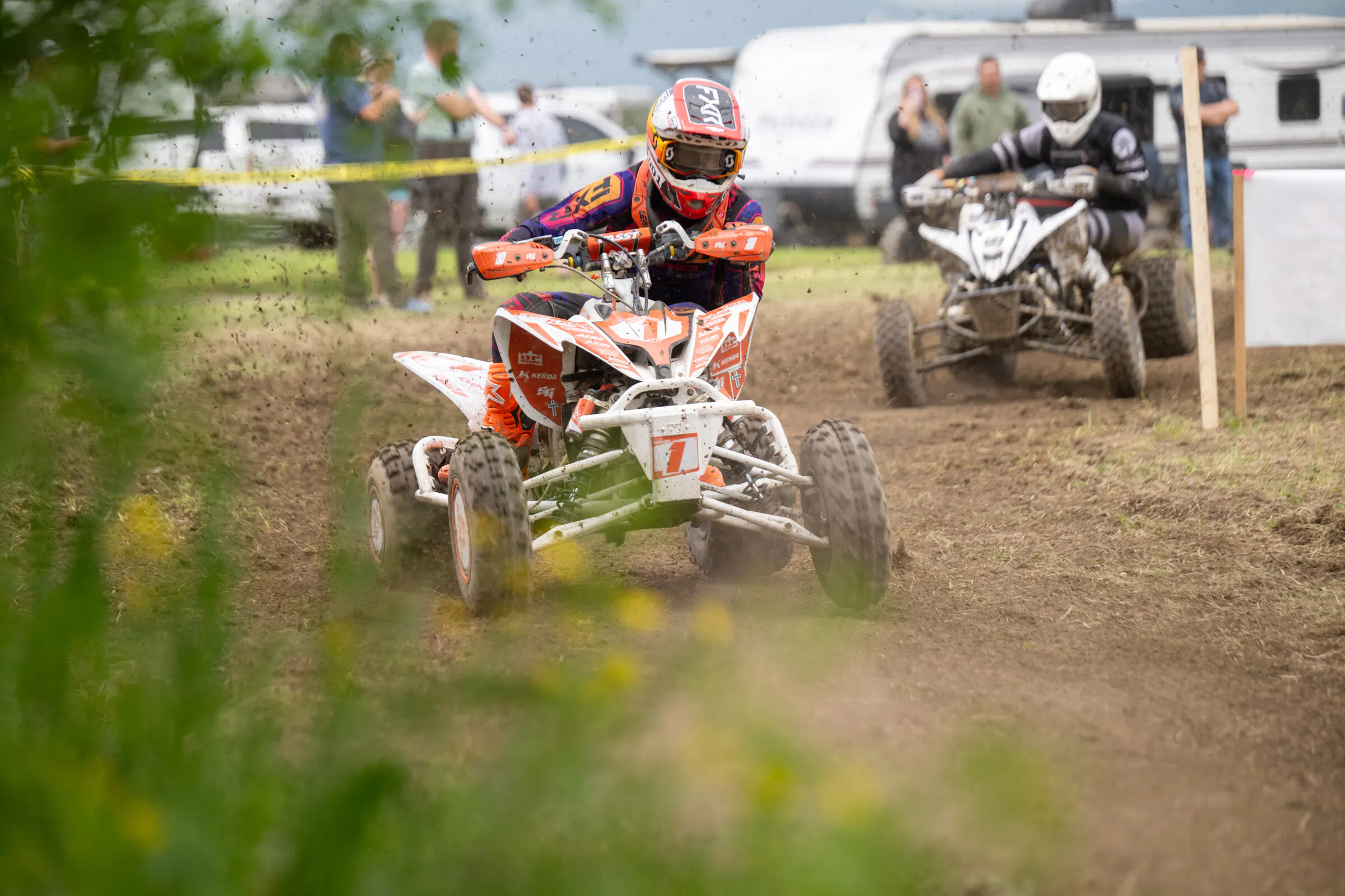 Bodie Buckhannon fought back and would make his way into the lead, earning the Youth Overall and YXC1 class win.