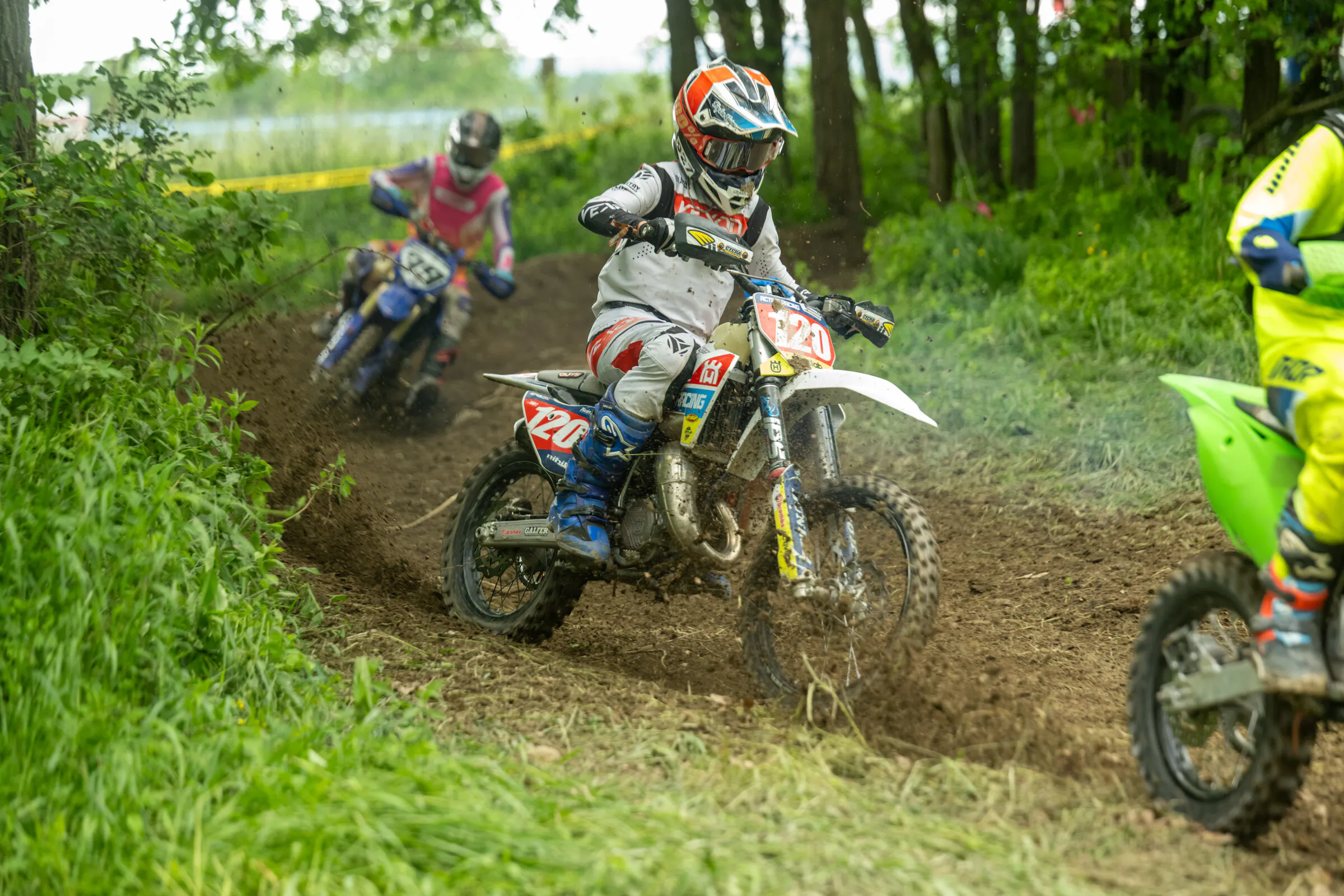 Phillip Arnold battled back-and-forth to take the Youth Bike Overall Win and YXC1 class in on Saturday afternoon.
