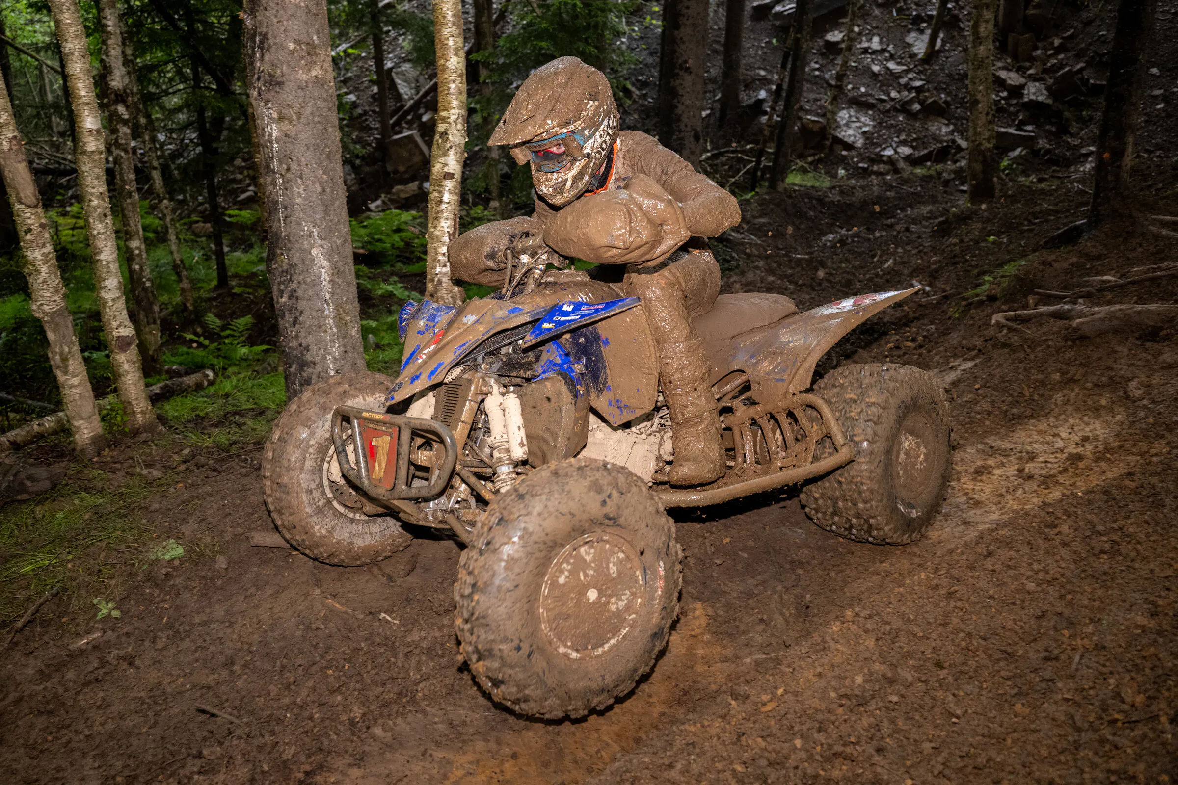 Brycen Neal put in a good fight as he battled for the lead, he would ultimately finish second overall on the day.