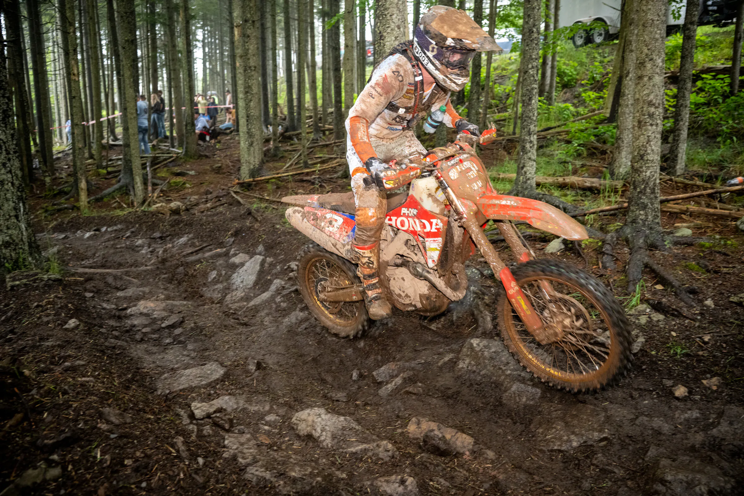 Jordan Ashburn (Phoenix Racing Honda) pushed himself for the duration of the race, earning third overall and second in the XC1 Open Pro class.